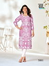 Kiara Vol 5 Vil Blue Hills Rayon Lucknavi Work Designer Kurti Wholesale Market In Surat
